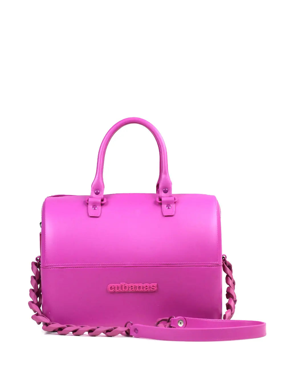 Mala Maxi Rosa com Alça de Corrente