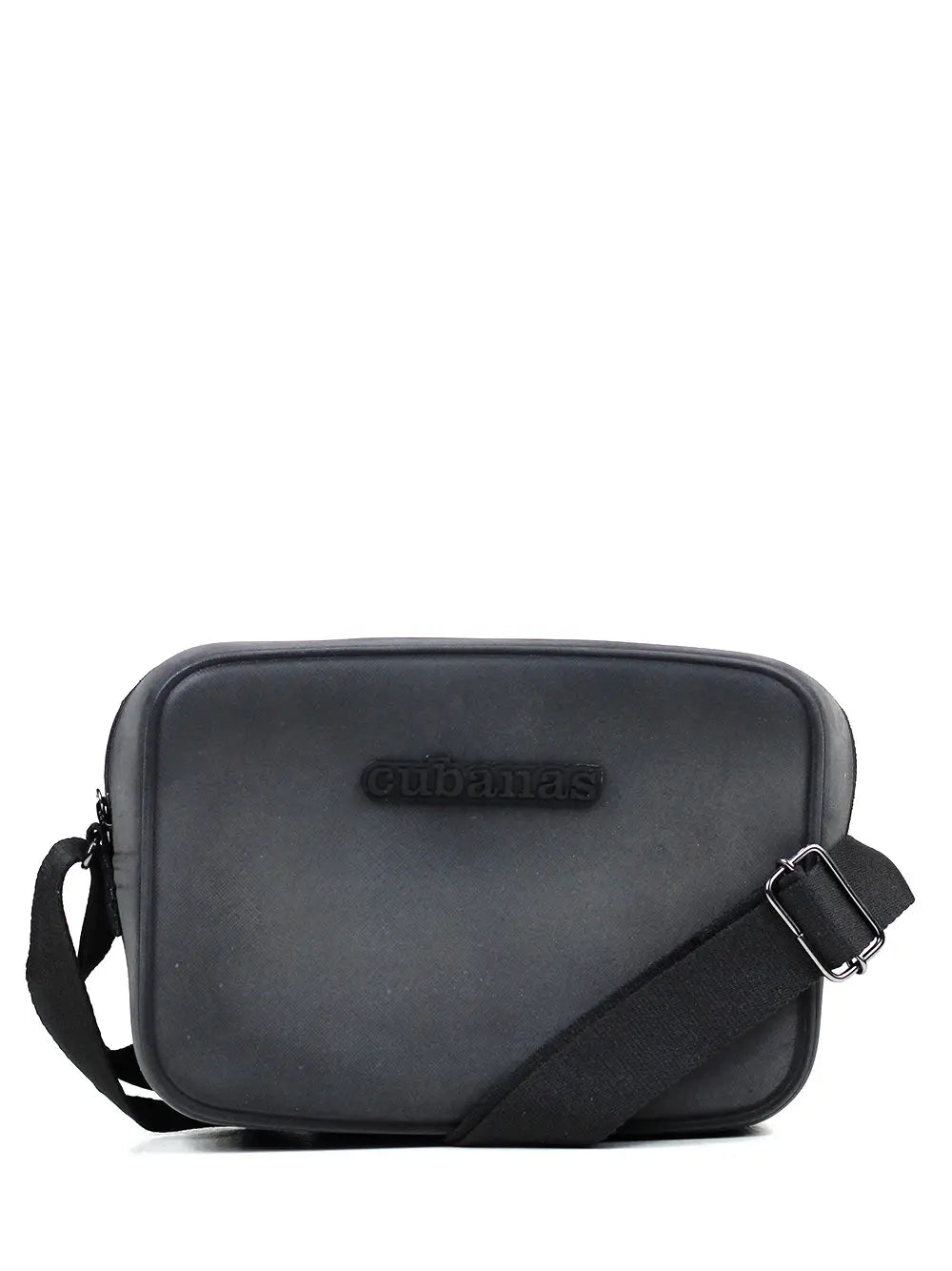 Mala Preta com Acabamento Nobuck e Alça Tiracolo