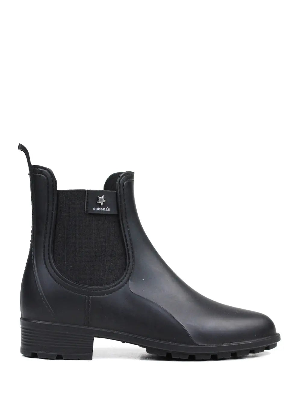 Galocha Preta com Efeito Matte