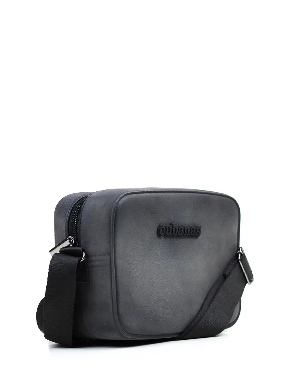 Mala Preta com Acabamento Nobuck e Alça Tiracolo