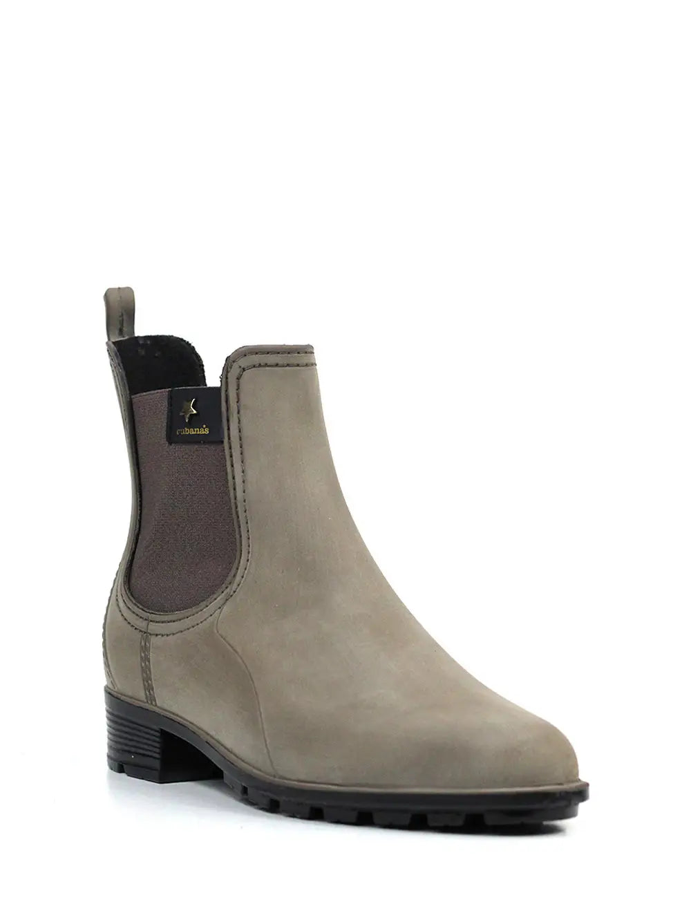 Galocha Castanha com Acabamento Nobuck