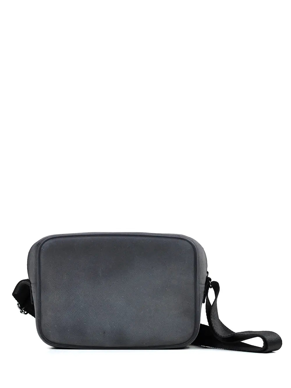 Mala Preta com Acabamento Nobuck e Alça Tiracolo