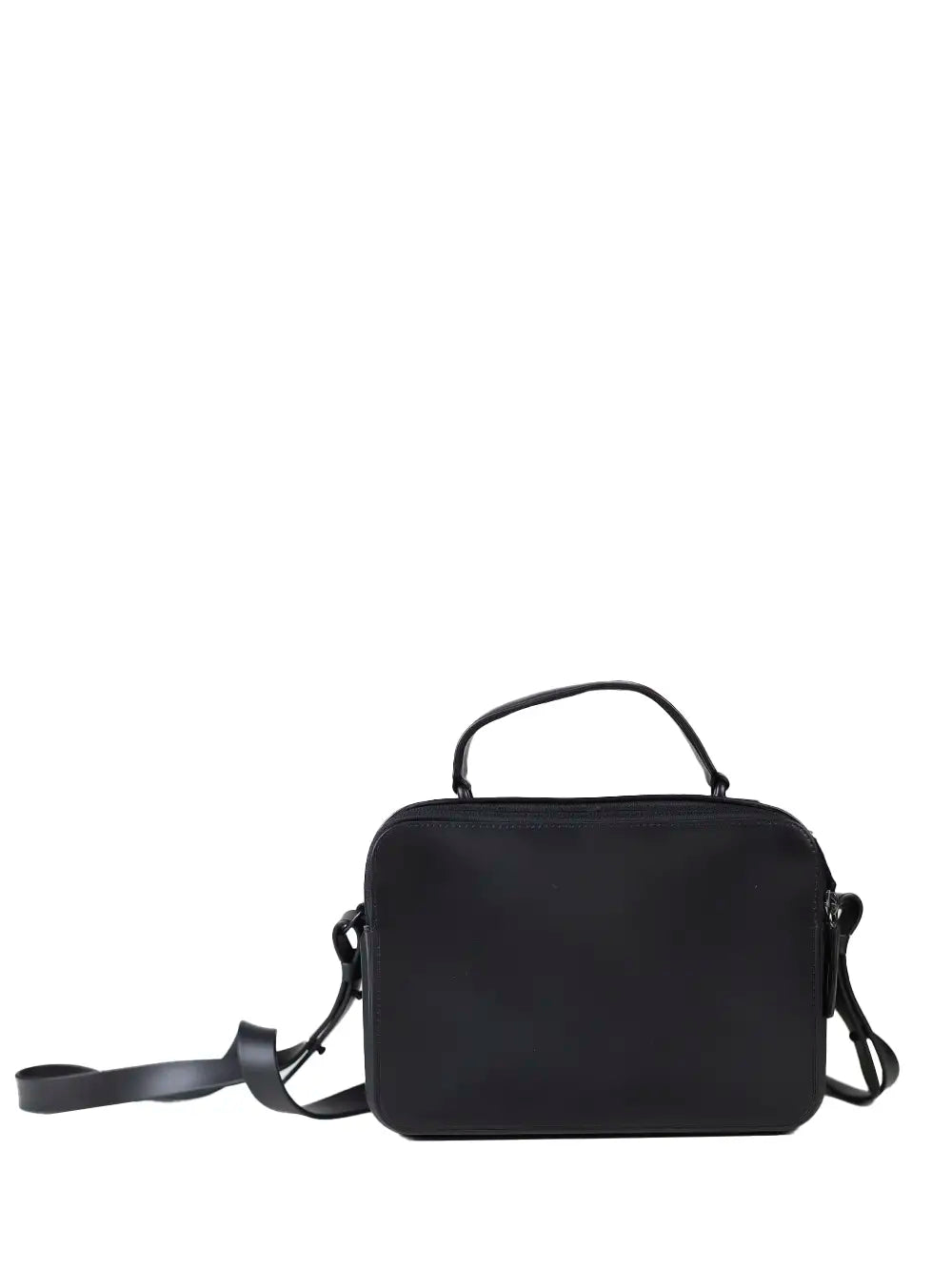 Mala em PVC Preto e Alça Tiracolo