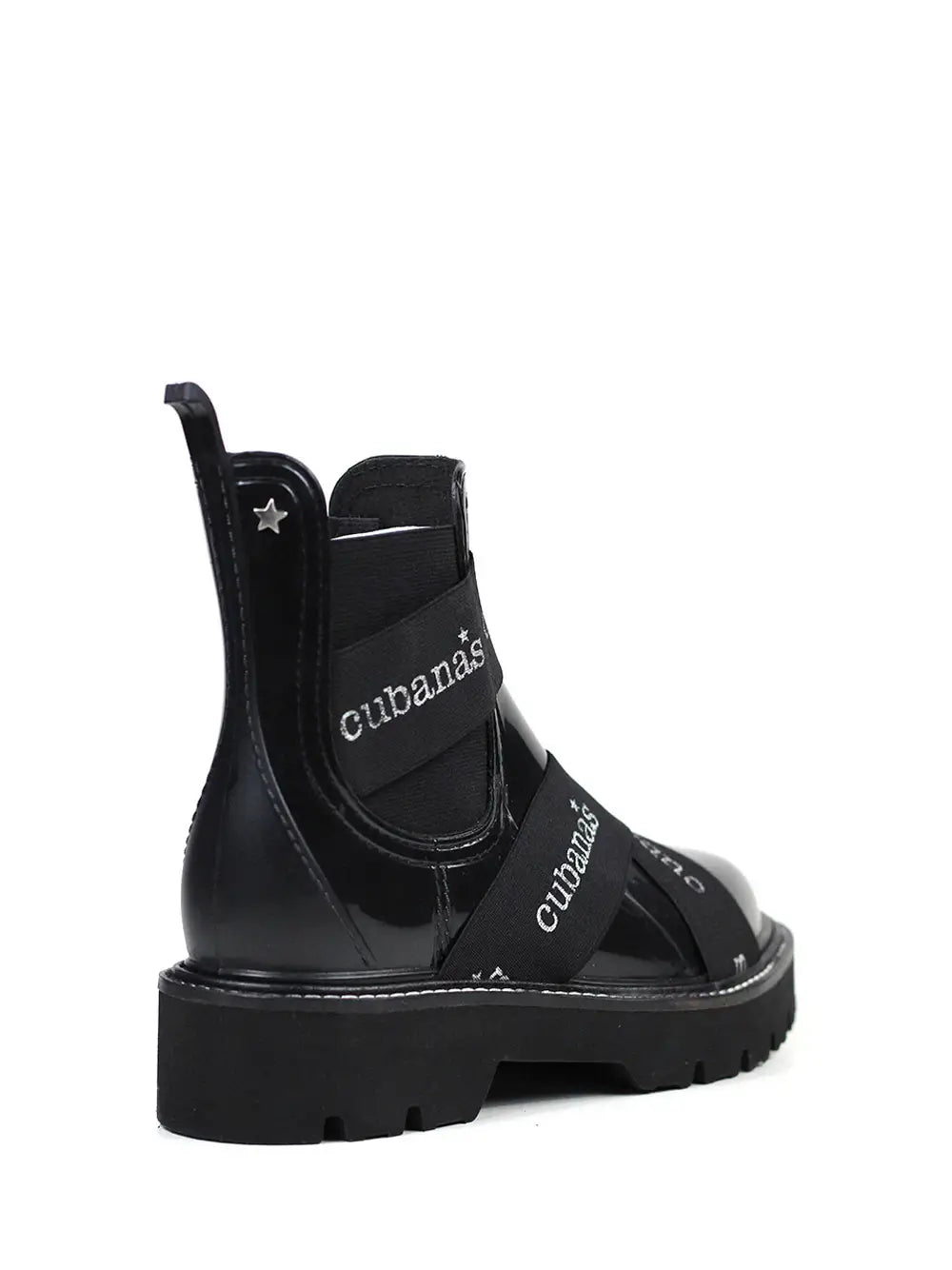 Galocha Preta com Fita Cubanas