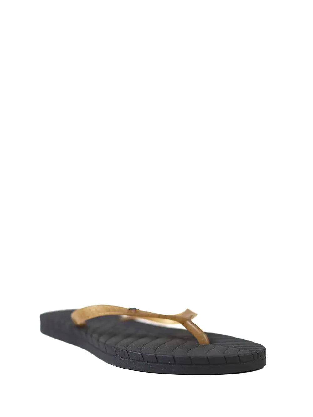 Chinelo Preto com Tira Camel