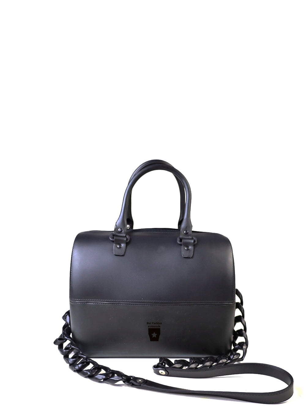 Black Bag with Chain Strap